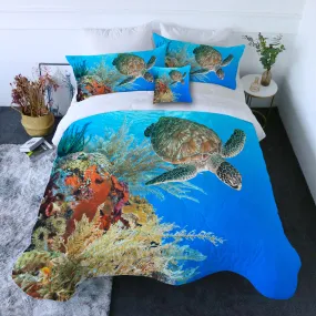 Turtle Quilt Set