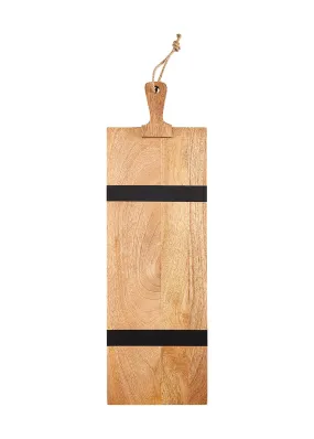 Two Stripe Black Serving Board