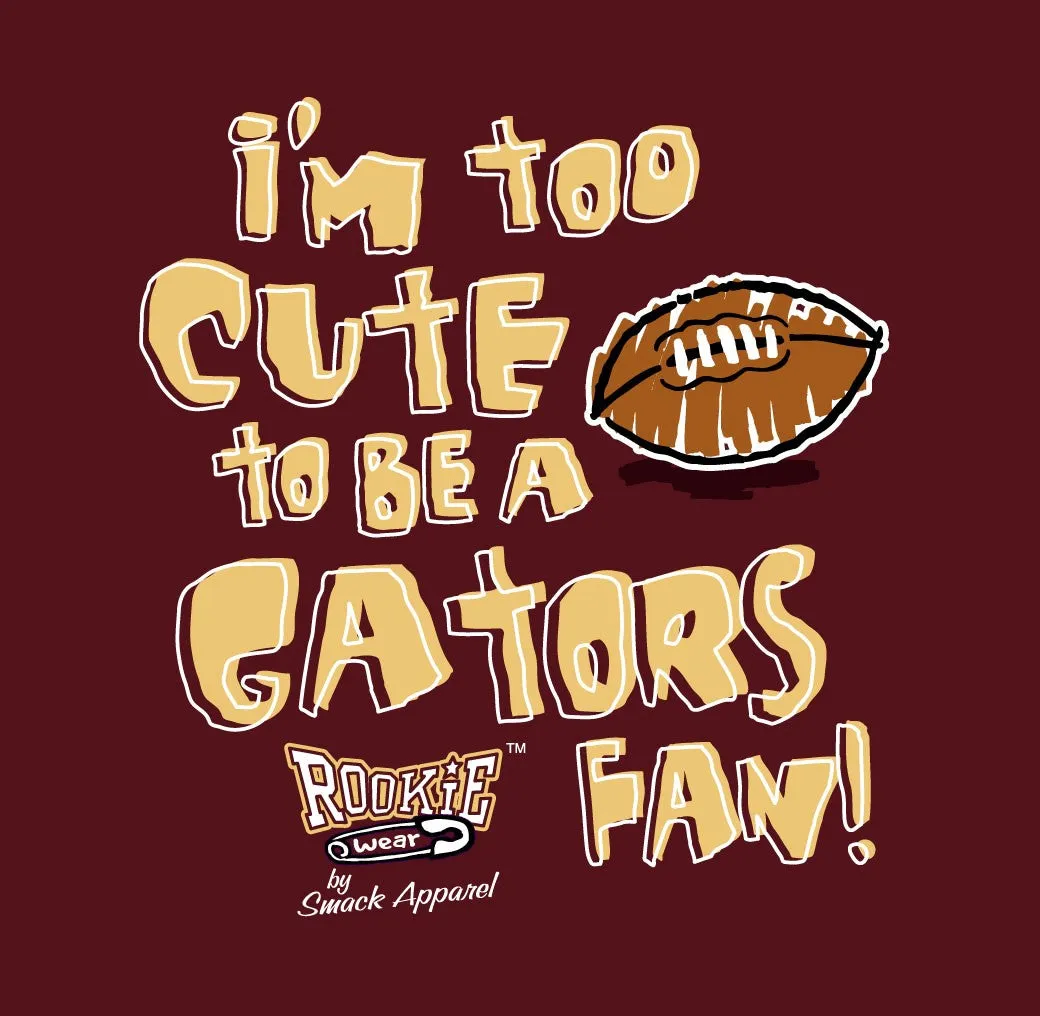 Unlicensed Florida State College Sports Baby Bodysuits or Toddler Tees | Too Cute to be a Gators Fan!