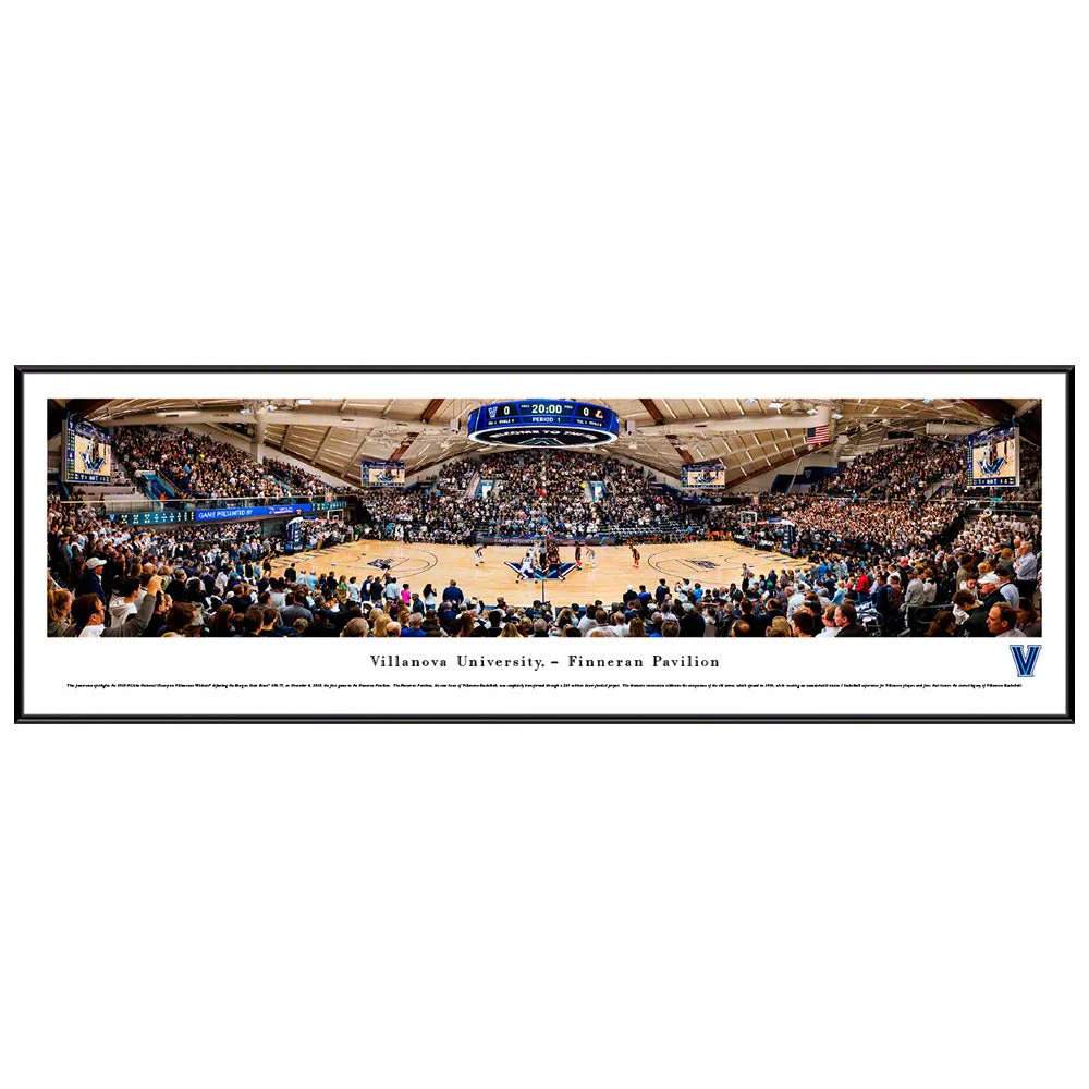 Villanova Wildcats Finneran Pavilion Standard Framed Panorama