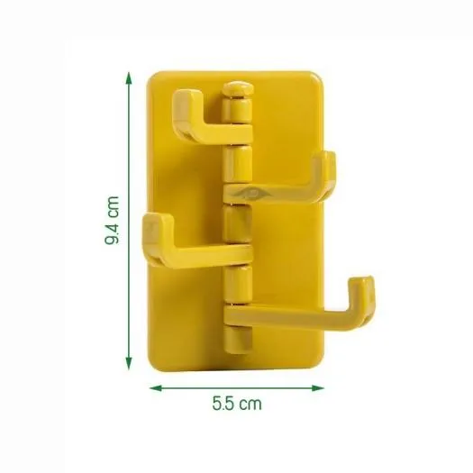 Wall 360 Rotary Self Adhesive 4 Hooks