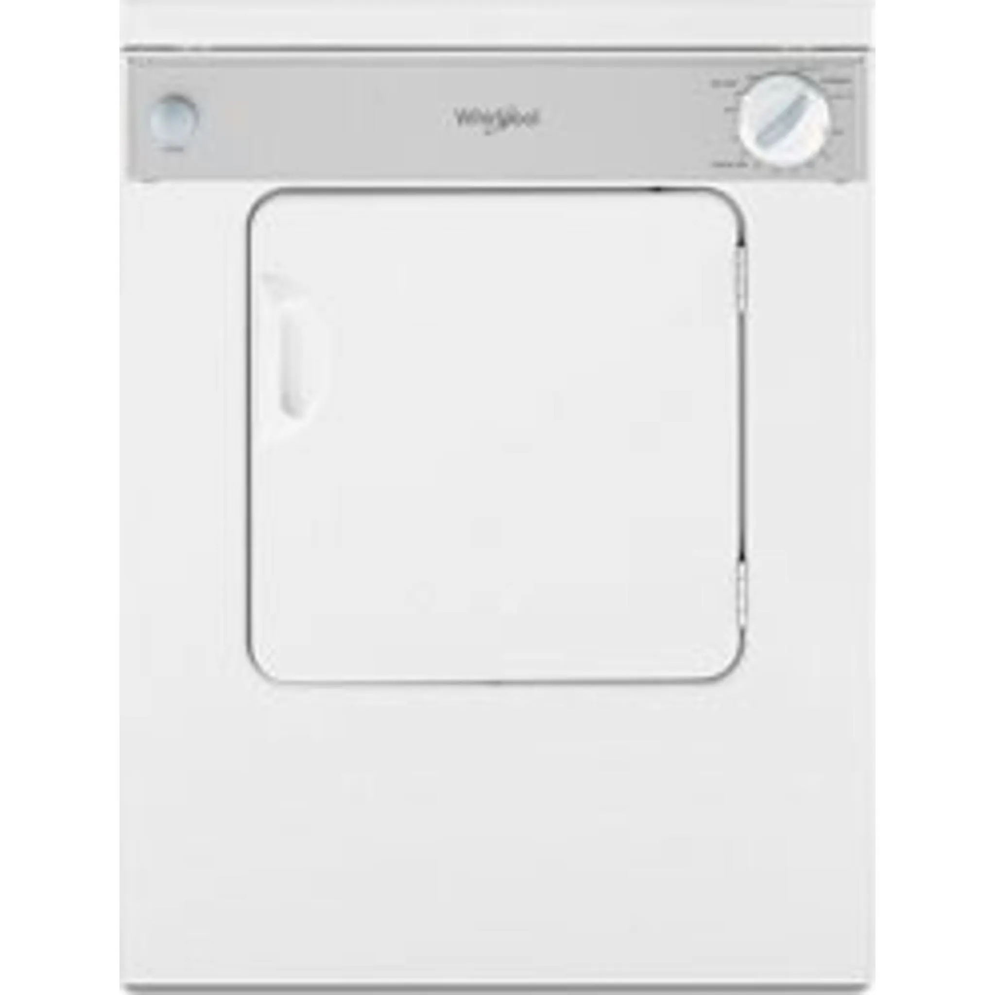 Whirlpool Dryer (LDR3822PQ) - White-on-White