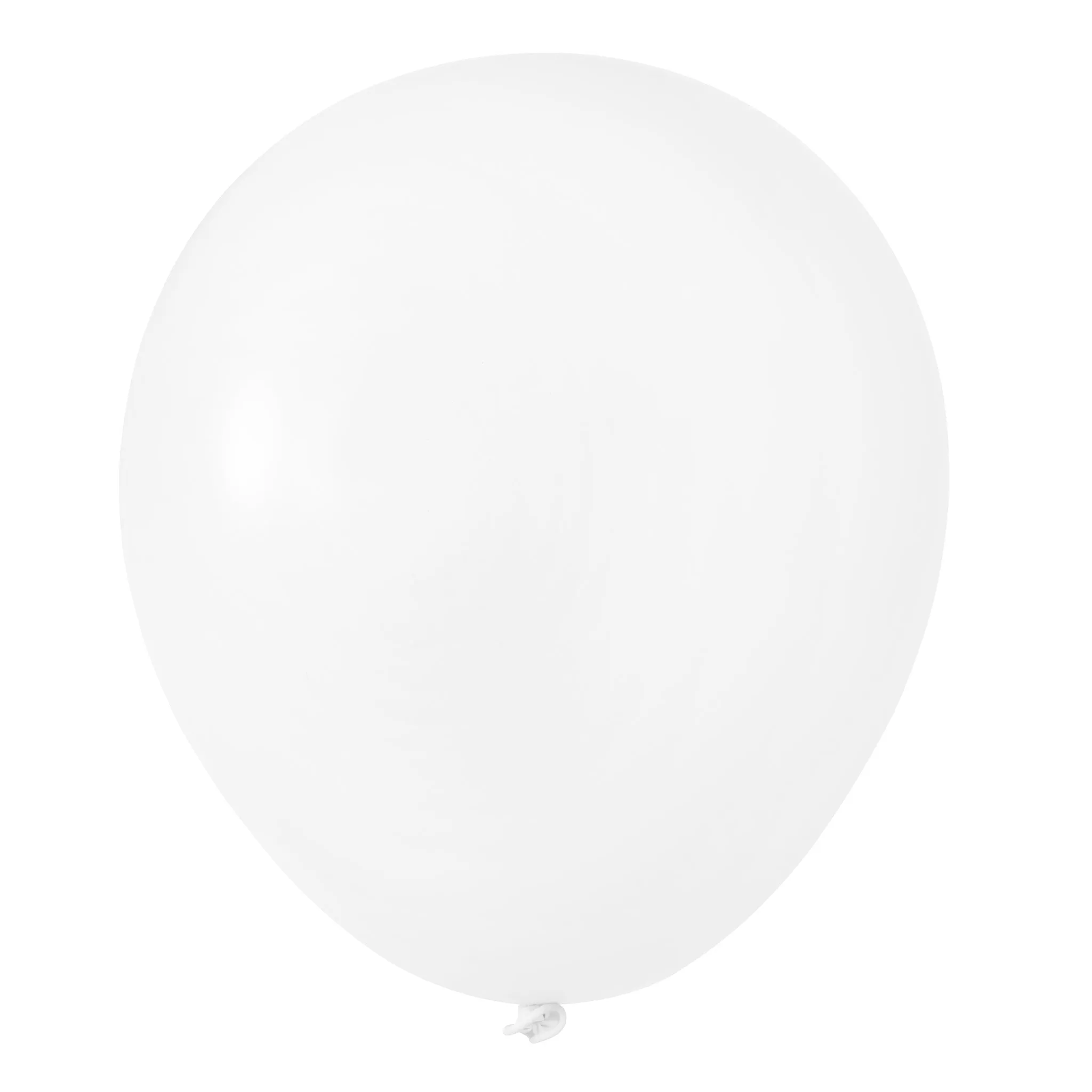 White 18" Large Round Latex Balloons | 10 pcs