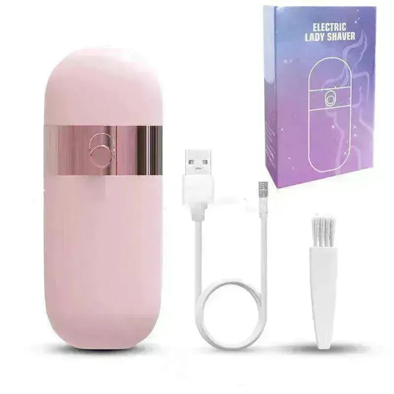 Women's Electric USB Charging & dry battery Double blade body Shaver