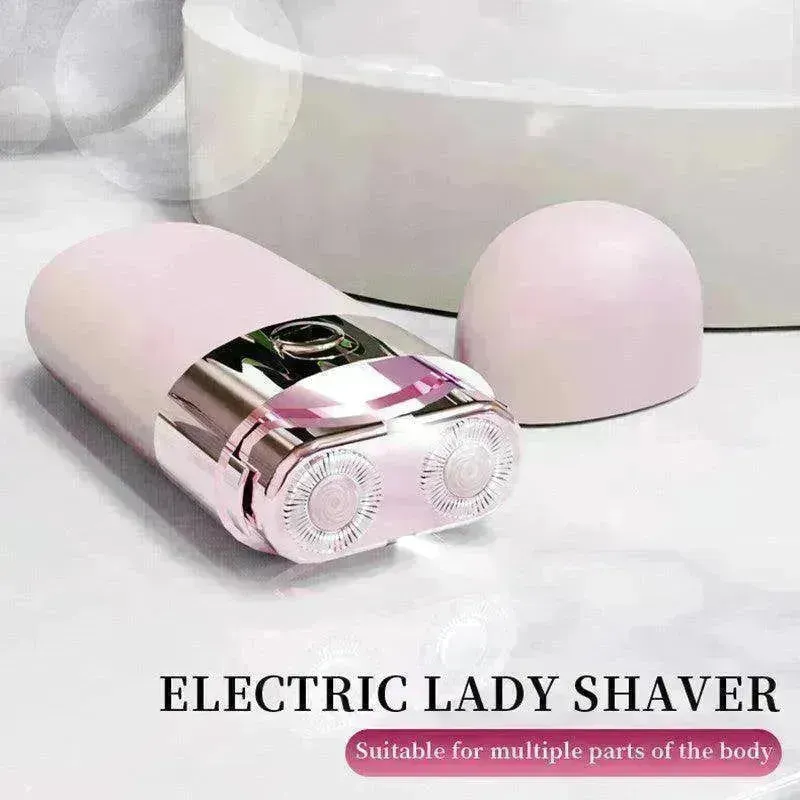 Women's Electric USB Charging & dry battery Double blade body Shaver