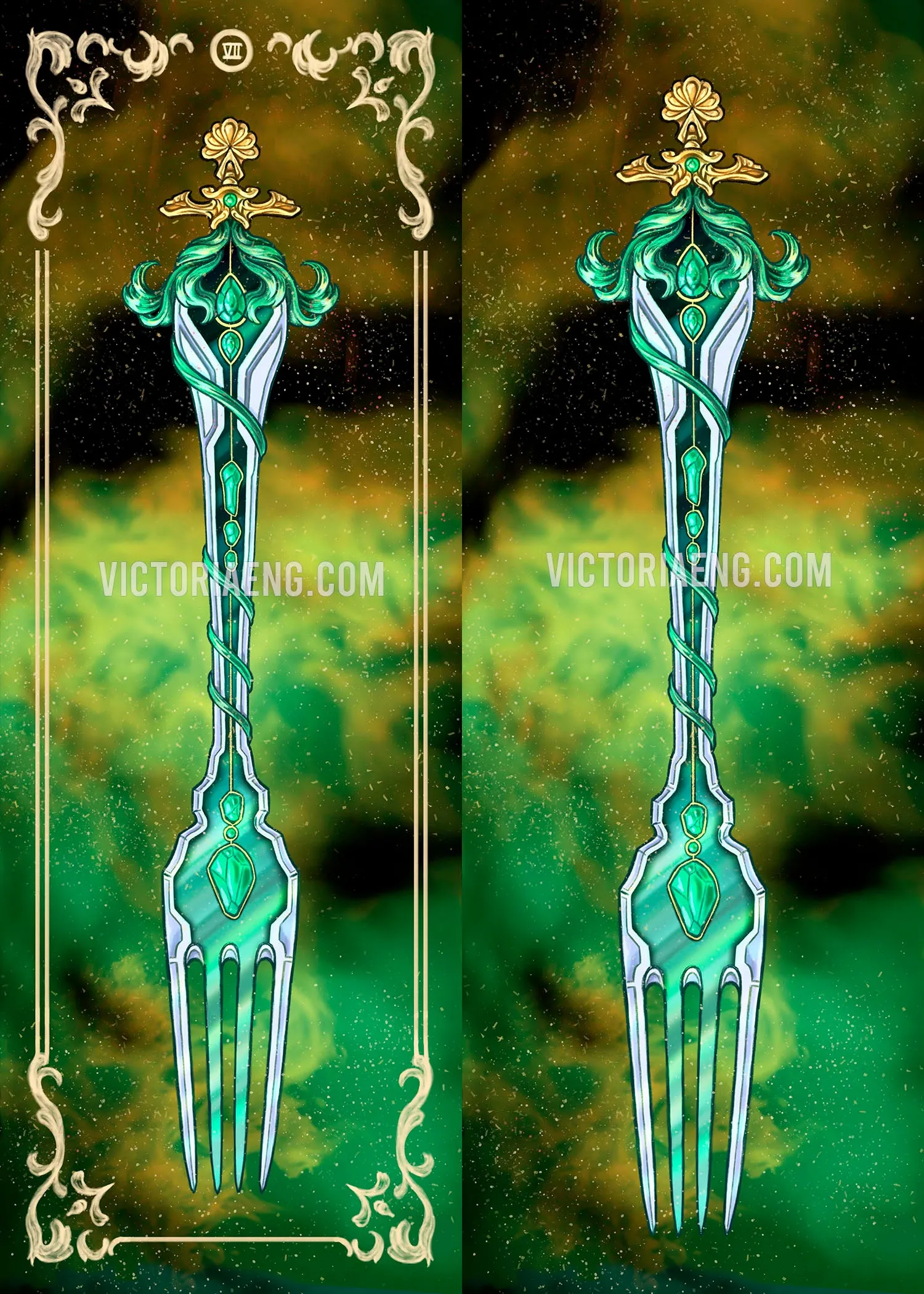 WyndleFork, Shardblade Glossy Bookmark