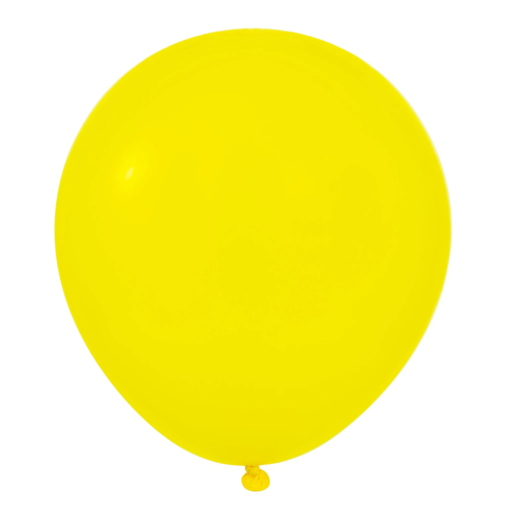 Yellow 18" Large Round Latex Balloons | 10 pcs