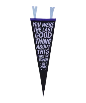 You Were The Last Good Thing Pennant • Fall Out Boy x Oxford Pennant